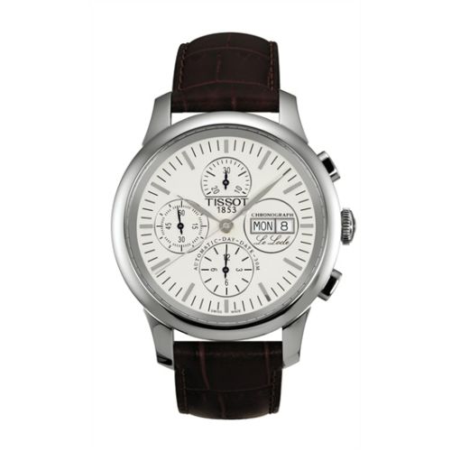 Tissot Le Locle Chronograph 42.3 Stainless Steel / Silver / Strap